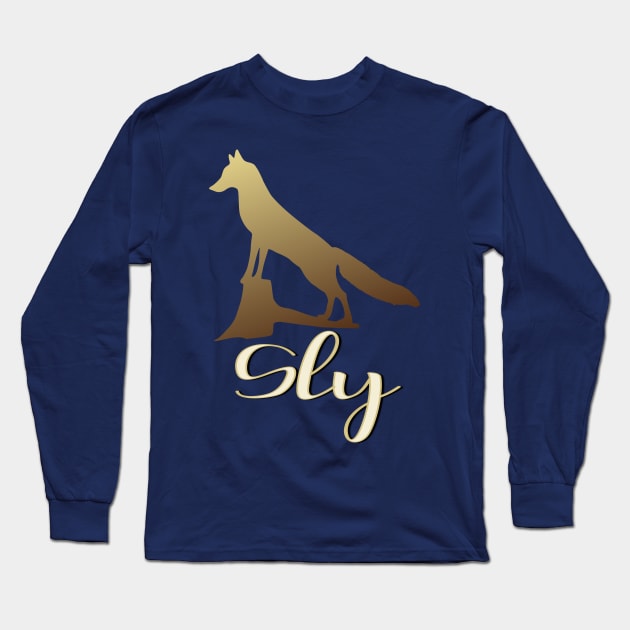 Sly like a Fox Long Sleeve T-Shirt by AlondraHanley